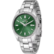 Sector 240 R3253240048 - cassa acciaio - bracciale metallo - quadrante verde con datario